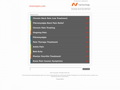 chronicpins.com snapshot