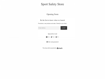 sportsafetystore.com snapshot