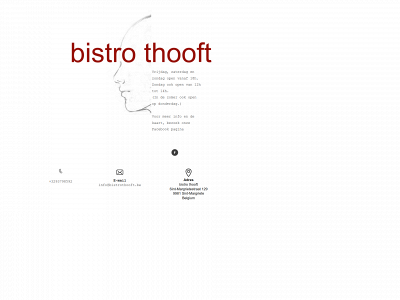 bistrothooft.be snapshot