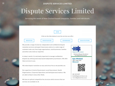 www.disputeservices.co.nz snapshot