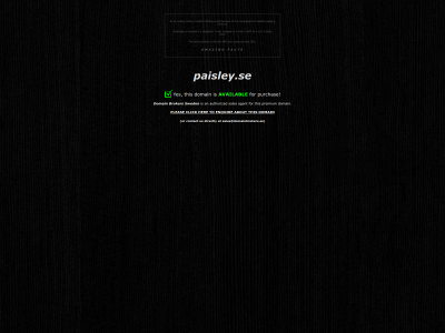 paisley.se snapshot