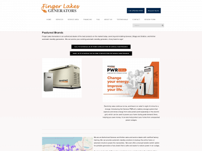 www.fingerlakesgenerators.com snapshot