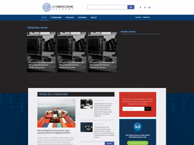 cybercrime-academy.org snapshot