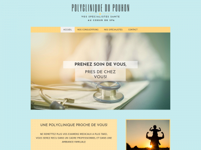 polycliniquedupouhon.be snapshot