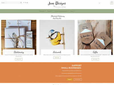janedesigns.co.uk snapshot