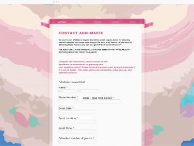www.amcakestudio.com snapshot