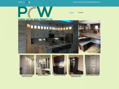 pennercustomwood.ca snapshot
