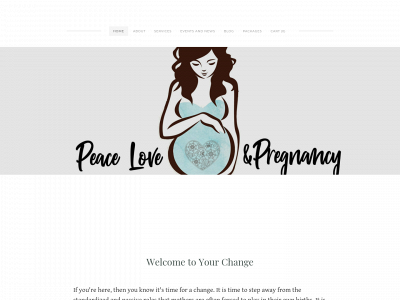 peaceloveandpregnancy.com snapshot