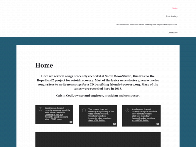 snowmoonproductions.com snapshot