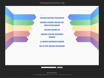videopressumd.org snapshot