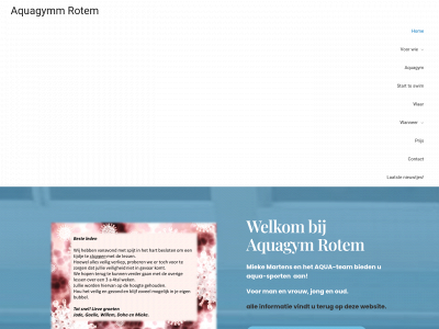 aquagymm.be snapshot