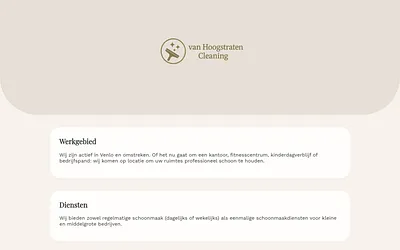 vanhoogstratencleaning.nl snapshot