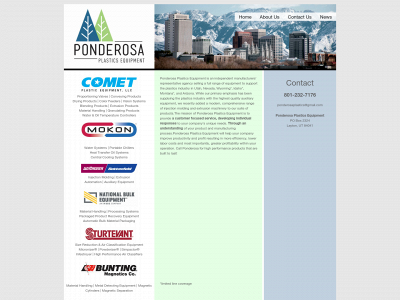 ponderosaplasticsequipment.com snapshot