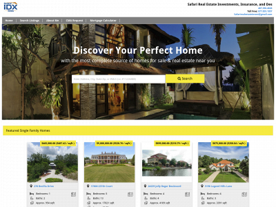 safarirealestateinvest.com snapshot