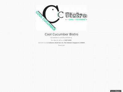 coolcucumberbistro.com snapshot