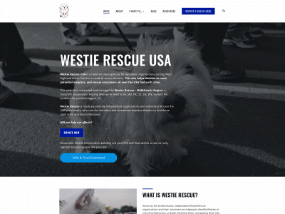 westierescue.com snapshot