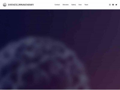 syntheticimmunotherapy.eu snapshot