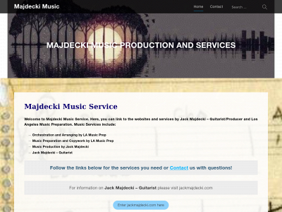 majdeckimusic.com snapshot