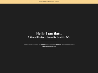 interactivematt.com snapshot