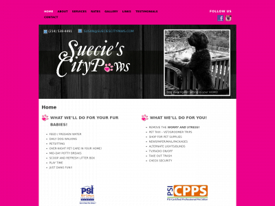 sueciescitypaws.com snapshot