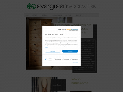 evergreenwoodwork.co.uk snapshot