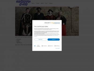 supernaturaltakeover.co.uk snapshot