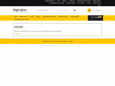 singlaspices.com snapshot