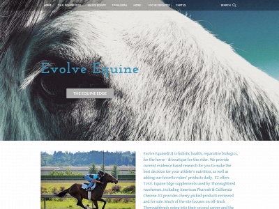 www.evolveequine.com snapshot