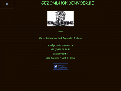 gezondhondenvoer.be snapshot