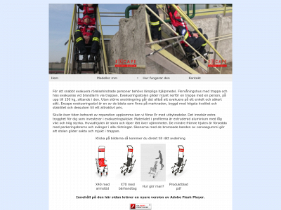 evakueringsstol.se snapshot