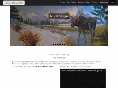tomwardart.com snapshot