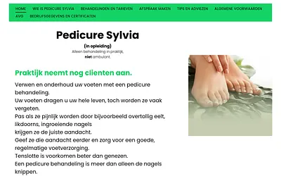 pedicure-sylvia.nl snapshot