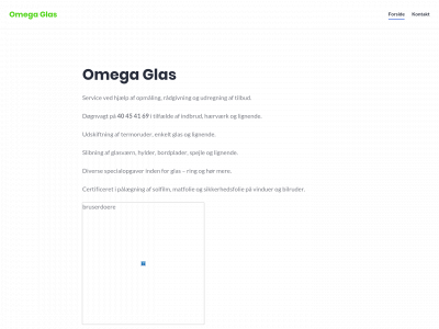 omegaglas.dk snapshot