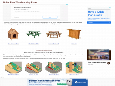 bobsplans.com snapshot