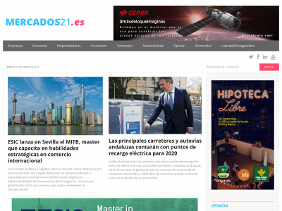 www.mercados21.es snapshot