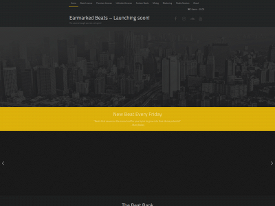 earmarkedbeats.com snapshot