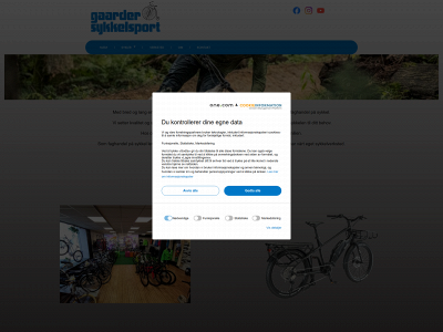 gaardersykkelsport.no snapshot