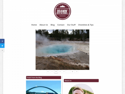 roaminwiththeromes.com snapshot