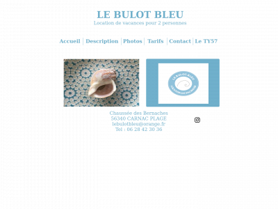 le-bulot-bleu.fr snapshot