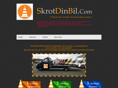 skrotdinbil.com snapshot