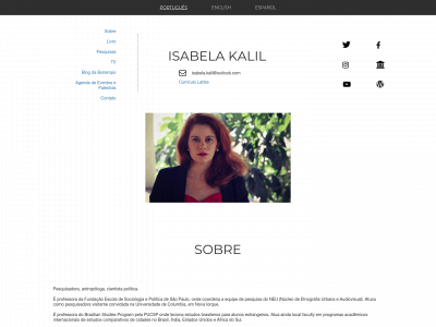 isabelakalil.com snapshot