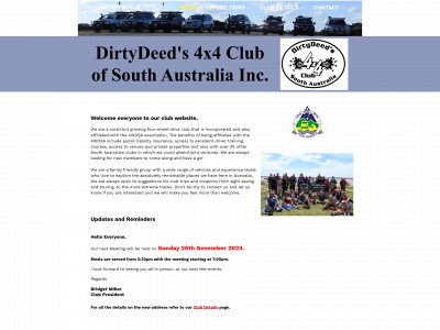 dirtydeeds4x4clubsa.com snapshot