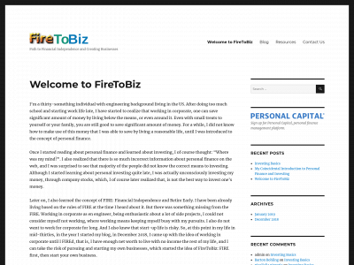 firetobiz.com snapshot