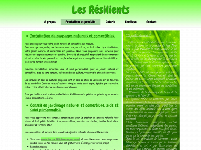 lesresilients.com snapshot