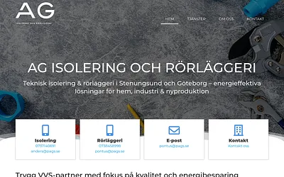 agsisoleringochrorlaggeri.se snapshot