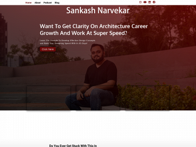sankashnarvekar.com snapshot