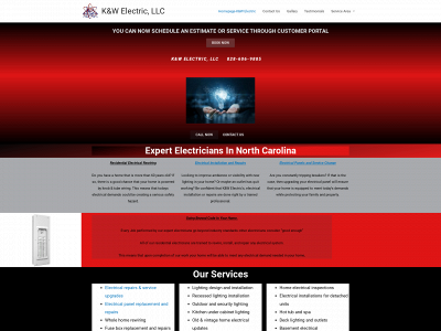 kwelectricnc.com snapshot