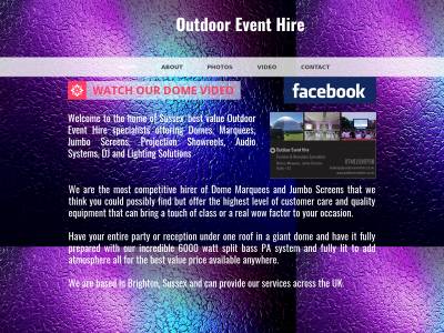 outdooreventhire.co.uk snapshot