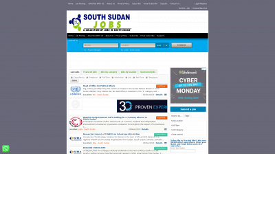southsudanjobs.com snapshot
