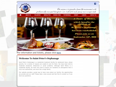 stpetersorphanage.org snapshot